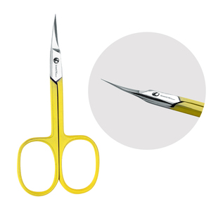 Ciseaux de manucure à courbes classiques Ligne de coupe précise avec pointe de lame émoussée pour le soin des ongles et la coupe des cuticules Beauté écologique - Product Image 5