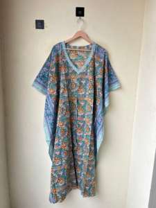 Caftán Floral multicolor vestido de caftán largo vestido de maternidad Bikini cubrir ropa de dormir suave uso diario vestido regalo para ella/mamá - Product Image 2