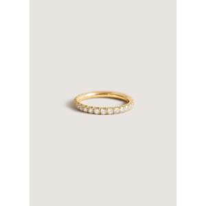 ดาเลีย ปาวแหวนเพชร 2.2 มม. เครื่องประดับหมั้นรูปดอกไม้สุดหรู - Product Image 1