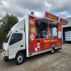 Remorque de cuisine extérieure mobile avec fonctionnalités pour le service de pizzas, de café et de bonbons, cadre en aluminium résistant à la rouille, conçue pour - Product Image 4