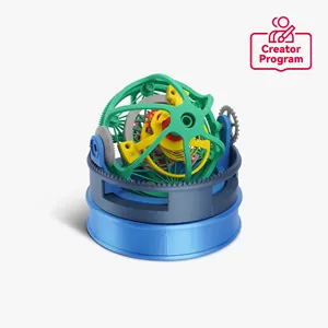 Triple-Axis Tourbillon <b>Model</b> Building Components <b>Kit</b> 1pcs MH007 DC 5V 1156.92g Filament Print Time 1d13h27m - Product Image 3