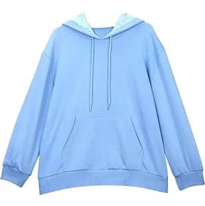 เสื้อฮู้ดดี้ผ้าไหมสองชั้นแบบเรียบพร้อมโลโก้สั่งทำ เสื้อฮู้ดดี้ผ้าฟลีซแบบสวมหัวสำหรับผู้ชายและผู้หญิง ซับในผ้าซาติน เสื้อฮู้ดดี้ผ้าซาติน - Product Image 4