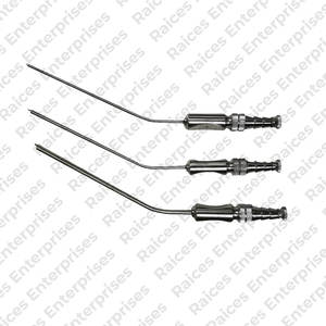 Juego de tubos de succión Frazier para cirugía General, fuente de alimentación Manual, herramienta de diagnóstico de acero inoxidable, uso hospitalario - Product Image 1