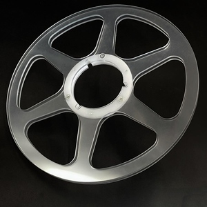Bobina de Precisión Vacía de Policarbonato Transparente y Acrílico Blanco Personalizada para Filamento 3D, Cinta SMD y Enrollado de Cables - Product Image 1