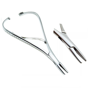 Porte-aiguille chirurgical orthodontique QNQ en acier inoxydable allemand, manuel, certifié CE Classe I, ensemble d'instruments - Product Image 2