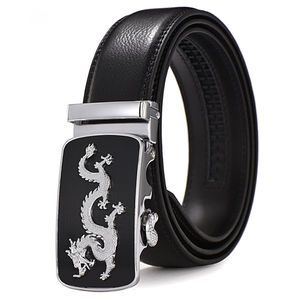 Ceinture en cuir véritable pour homme, fabrication durable, design classique, finition haut de gamme, pour un usage décontracté professionnel, acier, imperméable - Product Image 2
