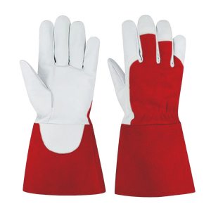 Guantes de seguridad para soldador TIG, resistentes al calor, guantes de cuero duraderos para soldar, metalurgia, construcción, protección de manos - Product Image 1