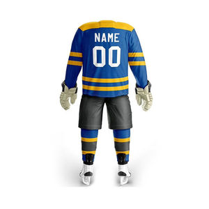 Uniforme de hockey sur glace de haute qualité avec logo personnalisé Service OEM à prix raisonnable Fourniture en gros Mode Confortable - Product Image 4