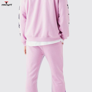 Survêtement personnalisé, respirant, imprimé, écologique, décontracté, à capuche, col uni, léger, 100% coton - Product Image 4