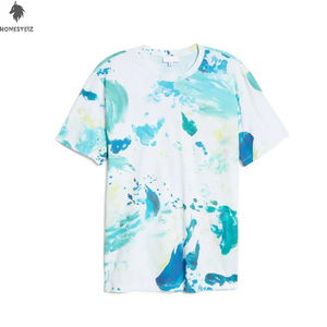 Camiseta personalizada Ringler para hombre de alta calidad 100% algodón tamaño súper grande DTG estampado Streetwear Formal Ringer hombro diseño - Product Image 1