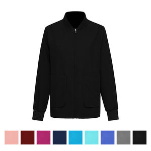 Blouse d'hôpital à col montant, manches longues, pour infirmières - Product Image 5