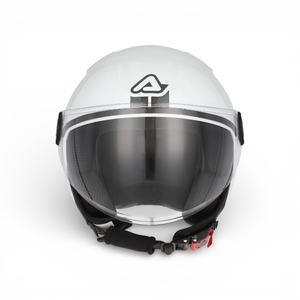 Casco de Motocicleta Acerbis Brezza Demi-Jet Homologado ECE 22-06 con Cierre de Liberación Rápida, Visera Doble, Forro de Espuma y Carcasa de PC - Product Image 3