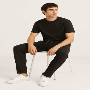 2025 hommes 2 pièces à manches courtes chemises et pantalons ensembles respirant confortable tissu doux été Fit survêtements pour hommes - Product Image 2