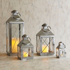 Linterna de Metal decorativa para jardín, Patio, portavelas, aspecto moderno y elegante para decoración del hogar, sala de estar, balcón, uso - Product Image 1