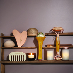 100% Original Kansa, herramientas de belleza de cobre, juego de viaje, Kit de cobre Ayurvédico para estiramiento facial corporal, masajeador de brillo Natural directo de la India - Product Image 3