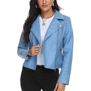 Veste décontractée en tricot pour femme, en cuir d'agneau véritable, respirante, rembourrée de coton, dernier design - Product Image 1