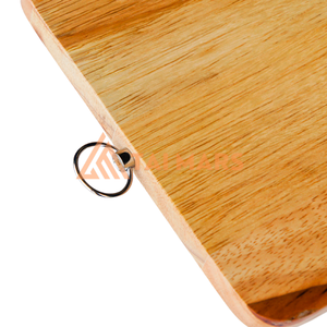 Tabla de Cortar de Bambú de Acacia Antideslizante y Elegante, Segura para Cortar Carne, Frutas, Verduras y Hierbas - Product Image 3