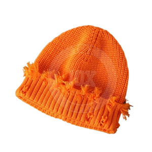 Logo personnalisé Taille Couleur Élégant en Détresse Jacquard Bonnets Vente à Chaud Bonnets Chapeaux Léger Vêtements de Plein Air - Product Image 1