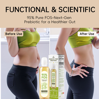 Sirop Prébiotique FOS Adapté à Tous les Publics, Sans Sucre, Équilibre Doux de la Flore Intestinale, 95% de FOS à Haute Teneur