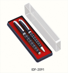 ปากกาโรลเลอร์บอลทำจากโลหะหรูหราไม่เหมือนใครปากกาเขียนลื่นสีดำพร้อมหมึกสีน้ำเงินของขวัญที่ดีที่สุดปากกาลูกลื่นบรรจุกล่อง - Product Image 6