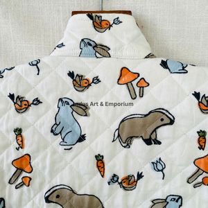 Veste matelassée en coton vintage pour enfants faite à la main Jaipuri Veste matelassée en coton vintage à manches longues pour enfants - Product Image 2