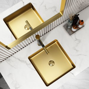 Armoire de salle de bain en marbre de style européen Ensemble de vanité de 48 pouces avec comptoir vanité suspendue double évier - Product Image 5