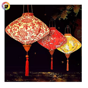 Linterna de seda artesanal Iluminación para celebración de bodas Festival y diseño de interiores - Product Image 1