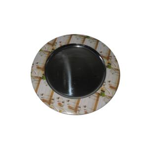 Nuevo Plato Decorativo para Servir Alimentos con Acabado en Polvo Rojo y Borde Fascinante para Uso en Mesa - Product Image 4