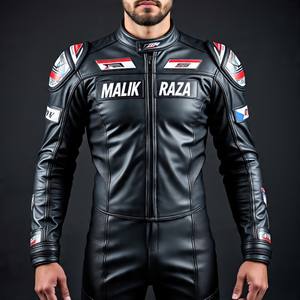 Pro Biker Motocicleta Traje de cuero Ajuste personalizado | Malik Raza Venta al por mayor Bajo MOQ Racing - Product Image 6