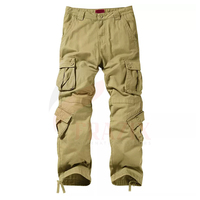 Pantalon cargo pour homme de haute qualité, trois couleurs, formel, à carreaux, multi-poches, respirant, été, 100% coton