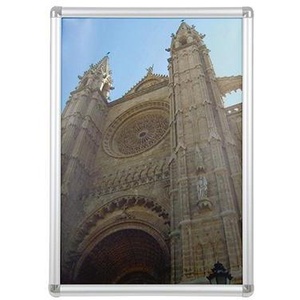 Metal <b>Frame</b> FRANKEN Aluminum Silver 45x62.4x1.2 cm for DIN <b>A2</b> Pictures - Product Image 1