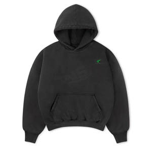 เสื้อฮู้ดดี้ผู้ชายคุณภาพสูง ผ้าฝ้าย 100% ทรงปกติสำหรับฤดูหนาว ออกแบบได้ตามต้องการ มีกระเป๋าผ้าฟลีซ ระบายอากาศได้ดี แขนยาว - Product Image 1