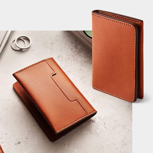 Best Welling Men Genuine Leather <b>Wallets</b> Wholesale Fashion <b>Cheap</b> Short Slim High Quality Durable at Low Price - Product Image 4