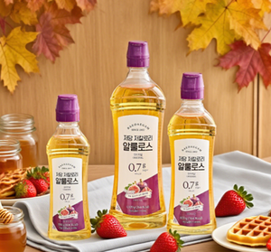 Sirop d'allulose de qualité supérieure 530g Édulcorant naturel végétalien Substitut de sucre sans calories Keto Friendly Fabriqué en Corée pour une alimentation saine - Product Image 1