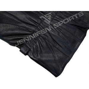 Veste en cuir de moto pour hommes, poches avant en cuir de vachette véritable, fermeture à glissière à l'intérieur, doublure matelassée, vente en gros OEM/ODM - Product Image 4