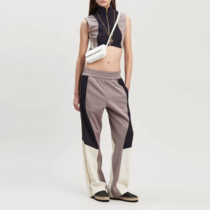 Chaqueta de Invierno de Alta Calidad para Mujer, Diseño Sublimado Personalizado, Cintura Elástica, Rayas Laterales, Bloques de Color, Resistente al Viento - Product Image 3