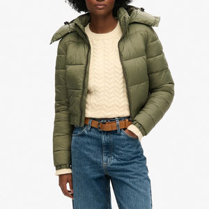 Veste matelassée élégante pour femmes, coupe classique, vêtements décontractés d'hiver, tissu doux et chaud, design uni, haute qualité, imperméable et respirant - Product Image 2