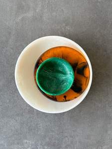 Bol de service à salade en résine de forme ronde MODERNE et personnalisé très vendu bol en résine pour décoration de table de fête de mariage - Product Image 5