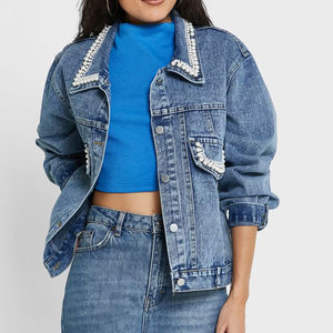 Nouvelle veste en jean pour femme, style 2025, manches longues, vêtements pour femmes, quantité en gros, vestes en jean, service OEM - Product Image 5