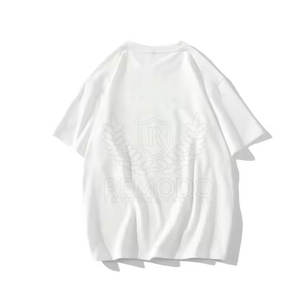 Camisetas Casuales con Estampado Puff para Mujer, 100% Algodón, Transpirables, de Secado Rápido, Ecológicas, Servicio OEM - Product Image 3