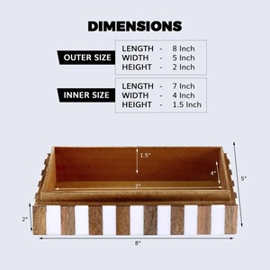 กล่องเครื่องประดับเรซินแบบฝังศิลปะทำจากเรซินสำหรับเก็บของที่ระลึกและเครื่องประดับจากอินเดีย - Product Image 5