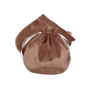 Bolsa pequeña con cordón para cosméticos de alta calidad, logotipo personalizado de productos de Vietnam - Product Image 2