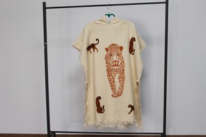 Turkish Lux Poncho 100% Cotton Natural Dye Short Hoodie Wear Black Home Hotel Spa Beach Good Quality Large Size Best Price - Product Image 3