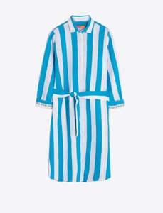 Venta caliente verano moda fábrica personalización ucraniano geométrico bordado vestido gitano reina tradicional popular Midi vestido - Product Image 3