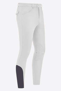 Pantalones de montar a caballo de alta elasticidad fabricantes de ropa ecuestre de nuevo diseño personalizado para hombre blanco rosa azul OEM - Product Image 2