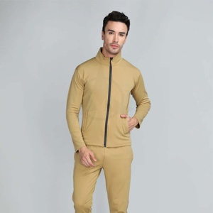 Chándal con cremallera de moda para hombre, cómodo y elegante, ideal para ropa informal y actividades deportivas, chándales OEM - Product Image 3