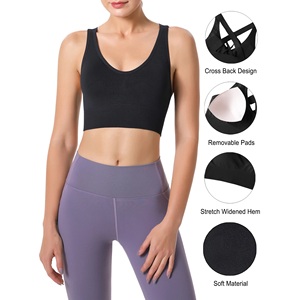 Femmes Sexy Strappy Yoga Tops Respirant Sport Running Bra avec Antichoc Fitness Caractéristiques Mode Féminine - Product Image 6