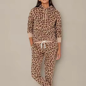 Women Winter Streetwear Printed <b>Knitted</b> Hoodies with Front Logo Eco-Friendly & Comfortable - Product Image 3