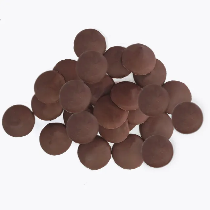 Dark milk white chocolate no sugar chocolate chips bulk chocolate OEM service for wholesale made in Viet Nam