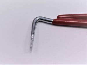 Tout nouveau sabot de cheval réutilisable en acier inoxydable de haute qualité Pick & Shoe Grattoir rouge équestre vétérinaire Farrier Tools - Product Image 4